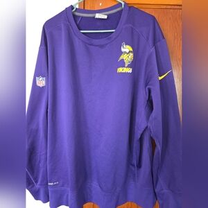 Nike Therma Fit Minnesota Vikings Sweatshirt Men's 3XL